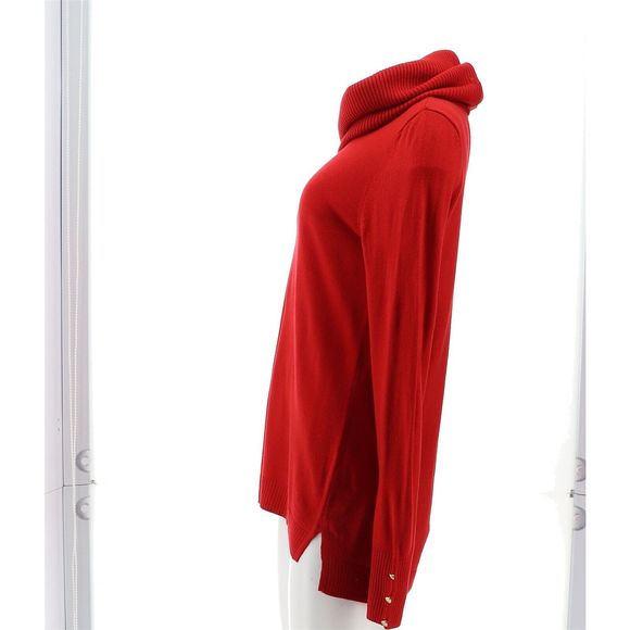 IMAN Comfy Chic Sweater Circle Scarf SCARLET SAGE 768134Q - Picture 3 of 8